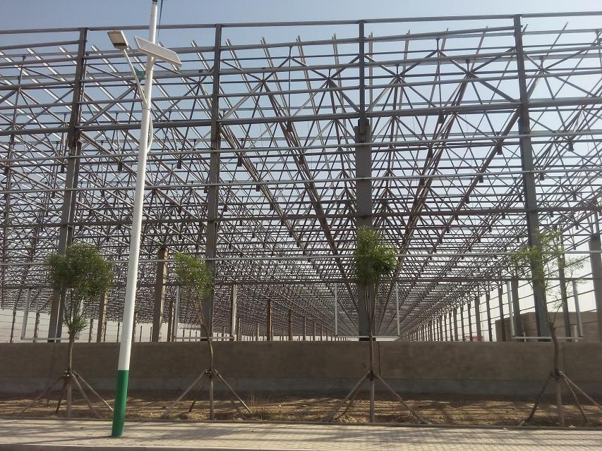 铁力汽车工业厂房网架